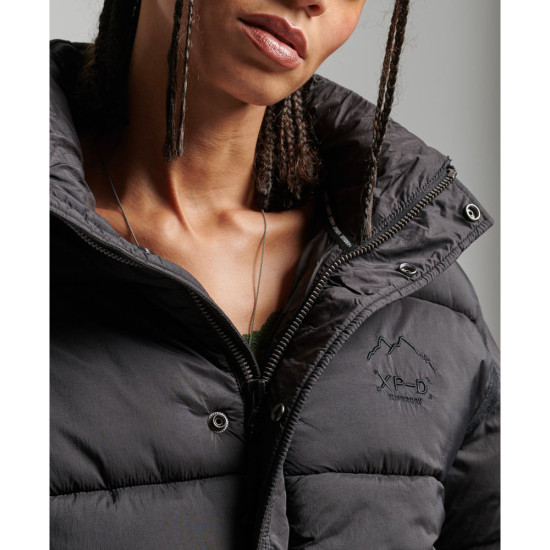 Superdry Γυναικείο μπουφάν Cropped Cocoon Puffer Jacket